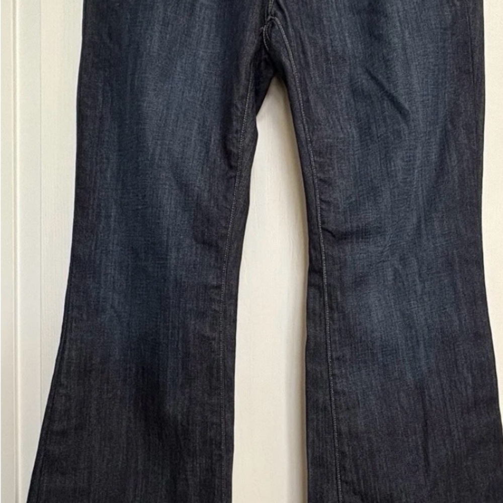 Elegant Dark Blue Flare Women's Jeans